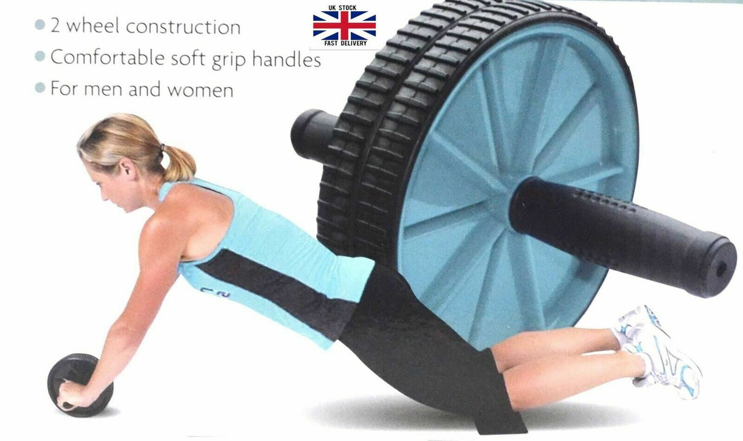 ABS Roller Wheel & Knee Protection Mat Soft Grip Handles - Best Xmas Gift